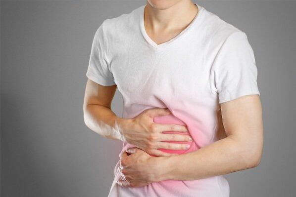 Abdominal pain with Amibiase